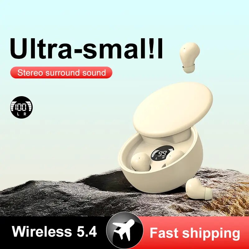 [BUY 1 GET 1 FREE] Mini Invisible Bluetooth 5.4 Earbuds