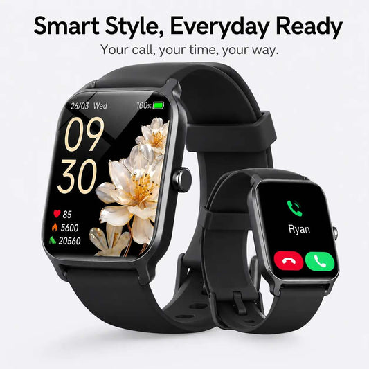 2.01" Touch Screen Lifestyle Smartwatch for Men and Women