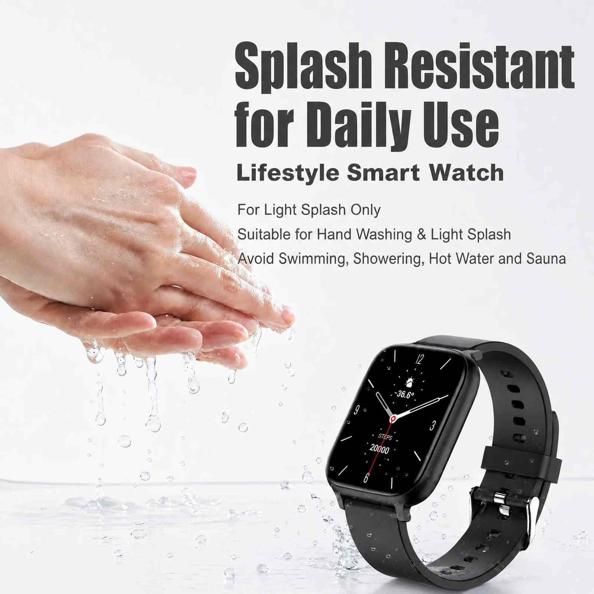 2.01" Touch Screen Lifestyle Smartwatch for Men and Women