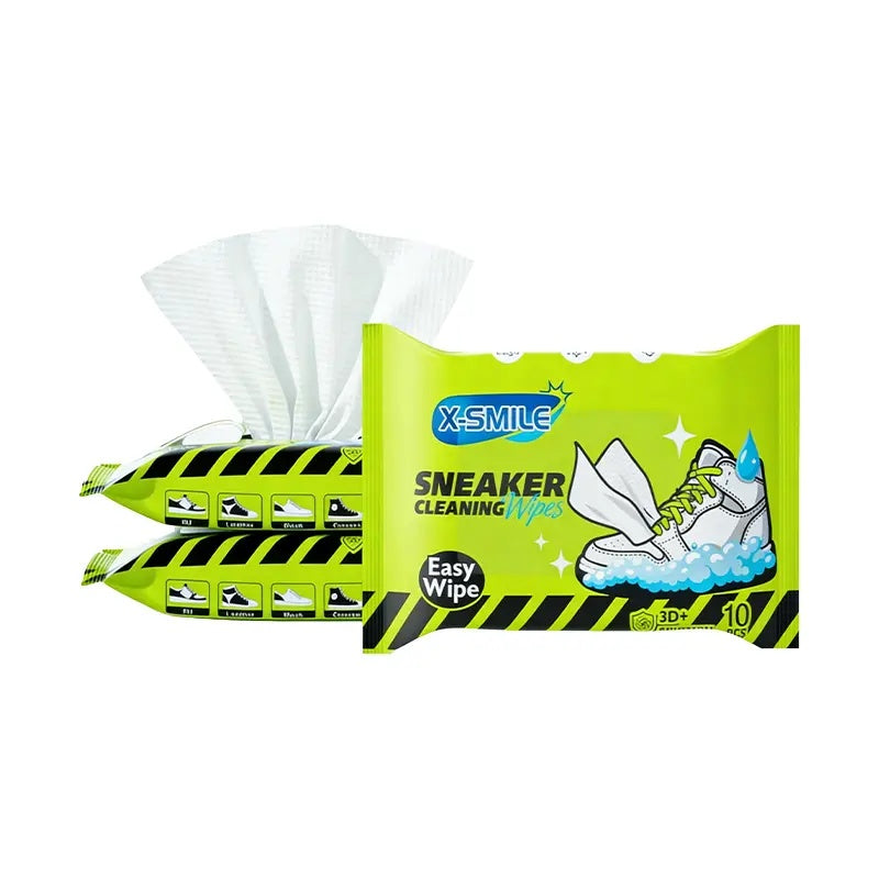 Instant Sneaker Cleaner Wipes – Wipe Away Stains, Fast & Waterless Care