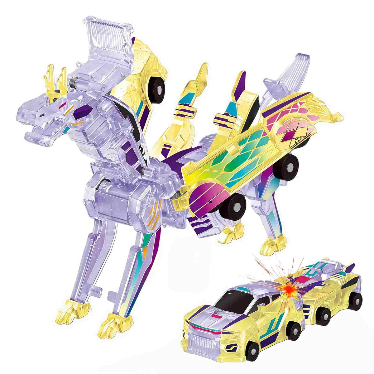 Unleash Double the Fun with the 2-in-1 Morphing Dinosaur Toy