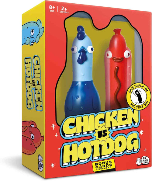 Chicken vs Hotdog Flip Challenge: The Ultimate Suction Toy Party Game