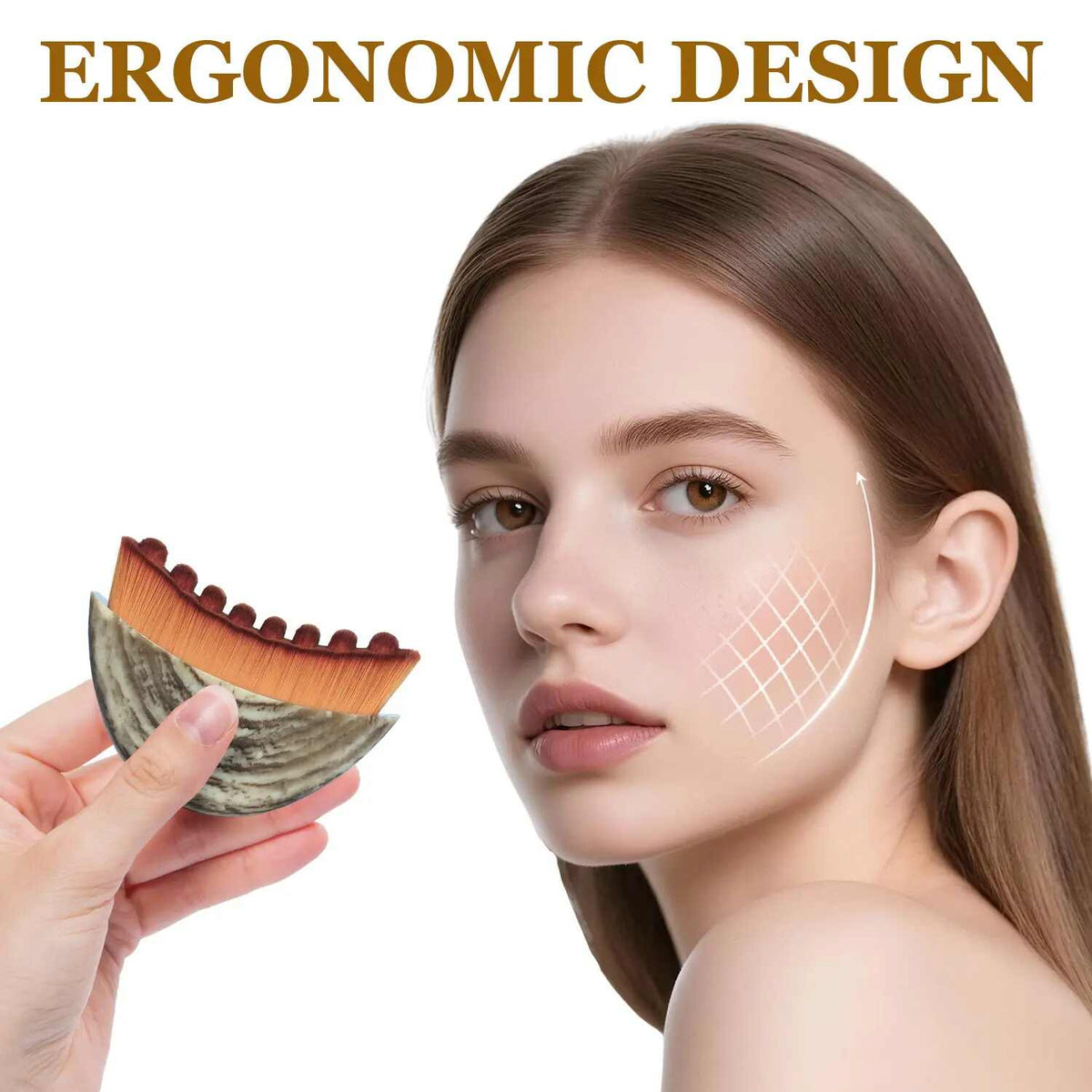 Dry Body Brush for Lymphatic Drainage & Body Sculpting