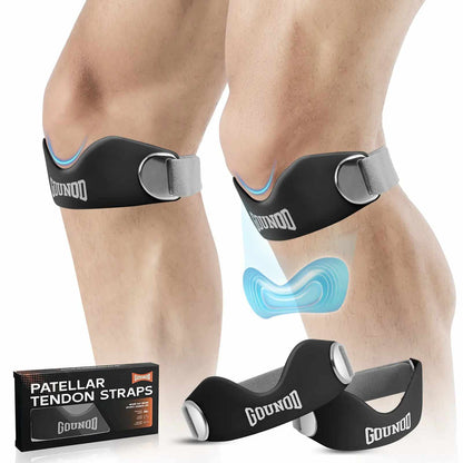 Ergonomic Silicone Patella Tendon Knee Support Strap