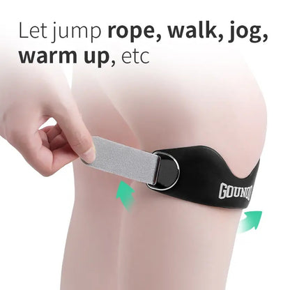 Ergonomic Silicone Patella Tendon Knee Support Strap