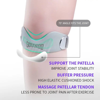 Ergonomic Silicone Patella Tendon Knee Support Strap