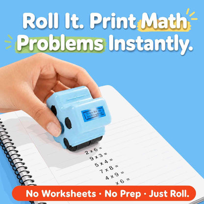Endless Practice In One Roll – 4-in-1 Math Roller Stamp