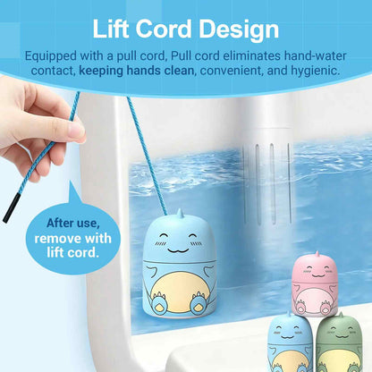 Cute Dinosaur Toilet Tank Cleaner Trio