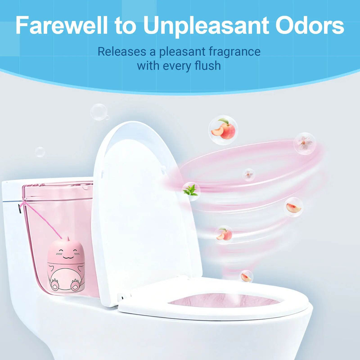 Cute Dinosaur Toilet Tank Cleaner Trio