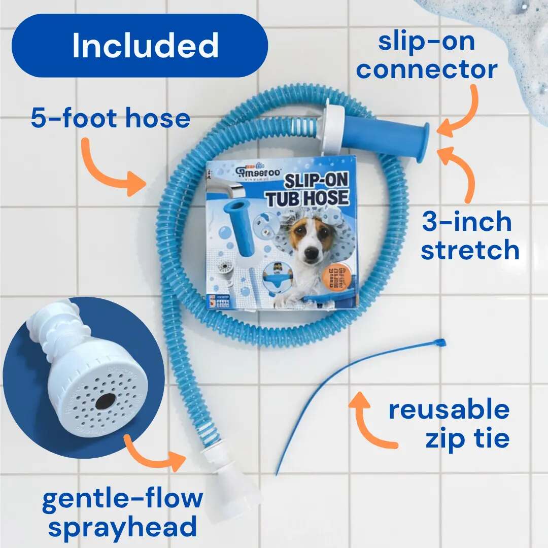 Instant Slip-On Faucet & Tub Sprayer Hose