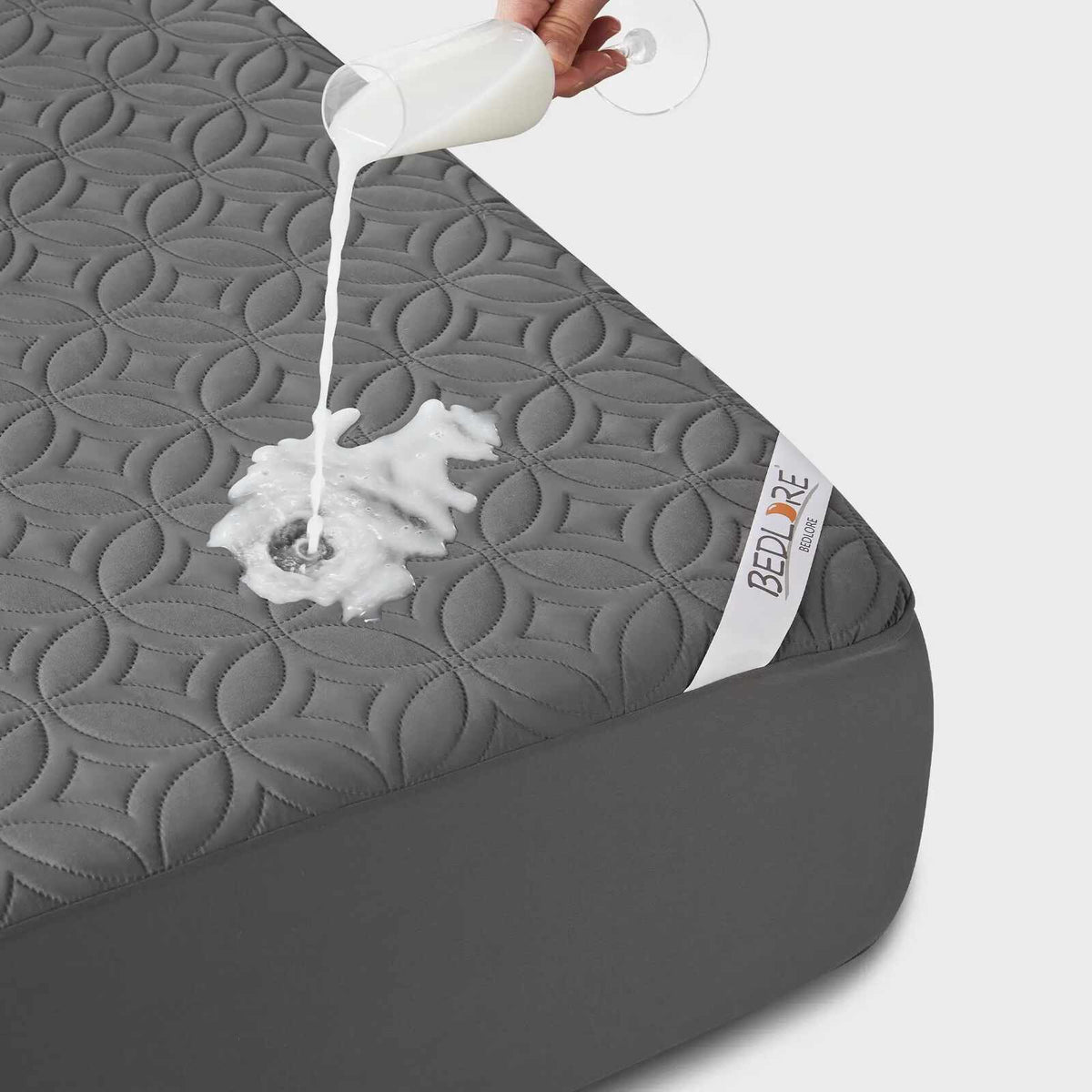 Copper Coin Pattern Waterproof Mattress Protector Soft & Dirt-Proof Sheet