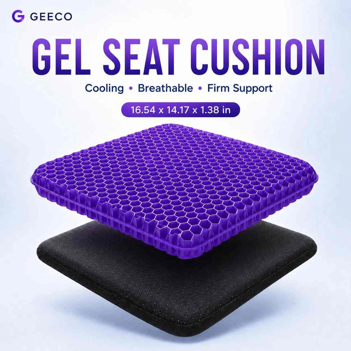 Ultimate Breathable Gel Seat Cushion for Pain-Free Sitting