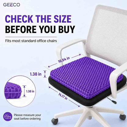 Ultimate Breathable Gel Seat Cushion for Pain-Free Sitting