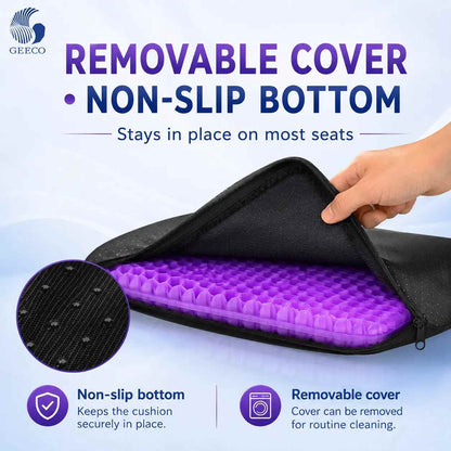 Ultimate Breathable Gel Seat Cushion for Pain-Free Sitting
