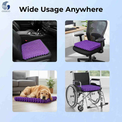 Ultimate Breathable Gel Seat Cushion for Pain-Free Sitting