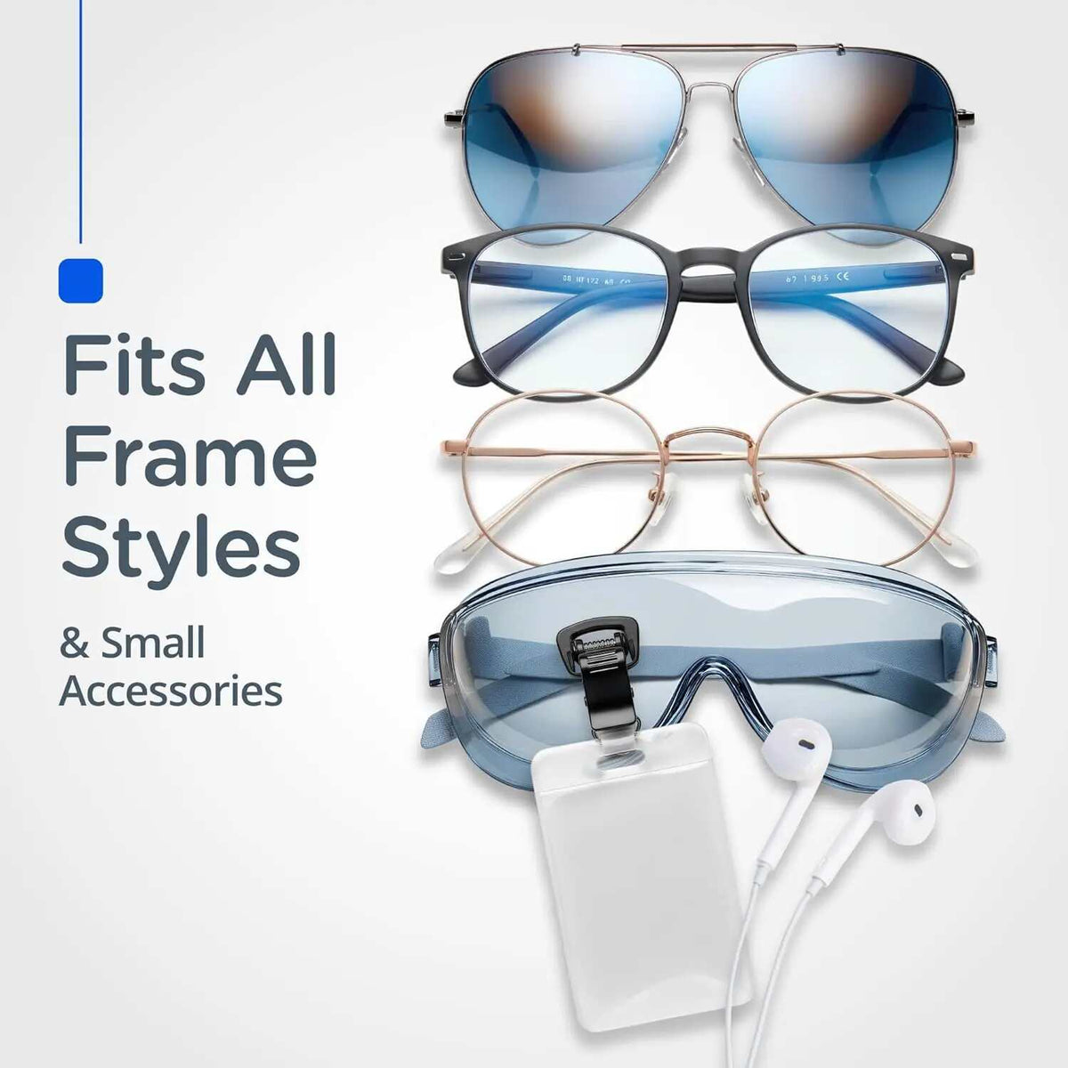 Magnetic Stainless Steel Eyeglass Holder Clip