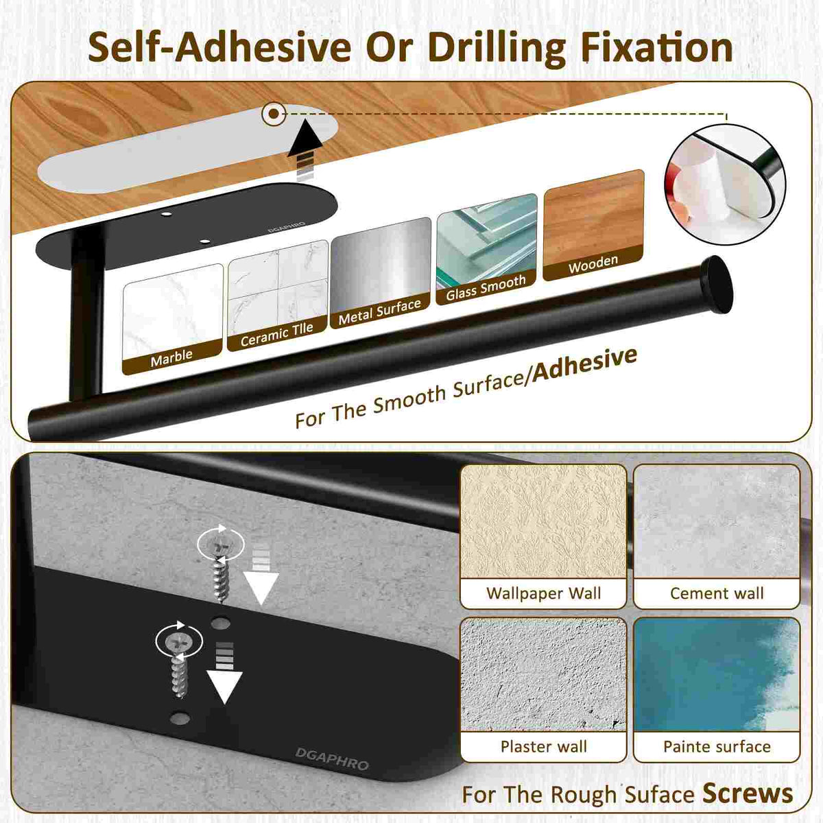 [BUY 1 GET 1 FREE] 13" Under-Cabinet Paper Towel Holder