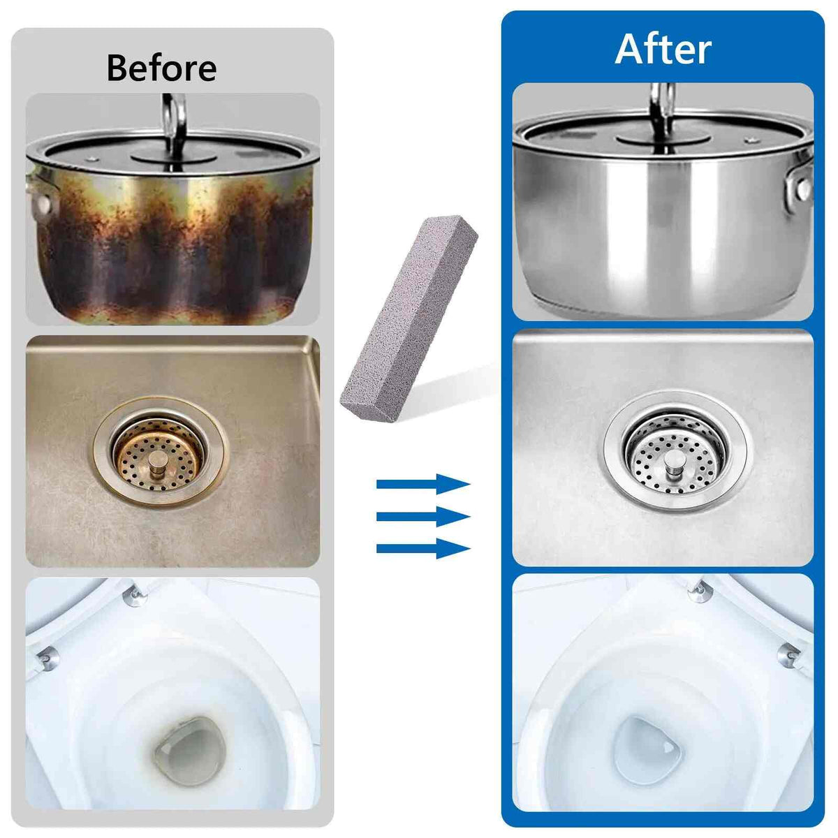 [BUY 1 GET 1 FREE] Tough Stain Eraser: Reusable High-Density Pumice Scouring Pads