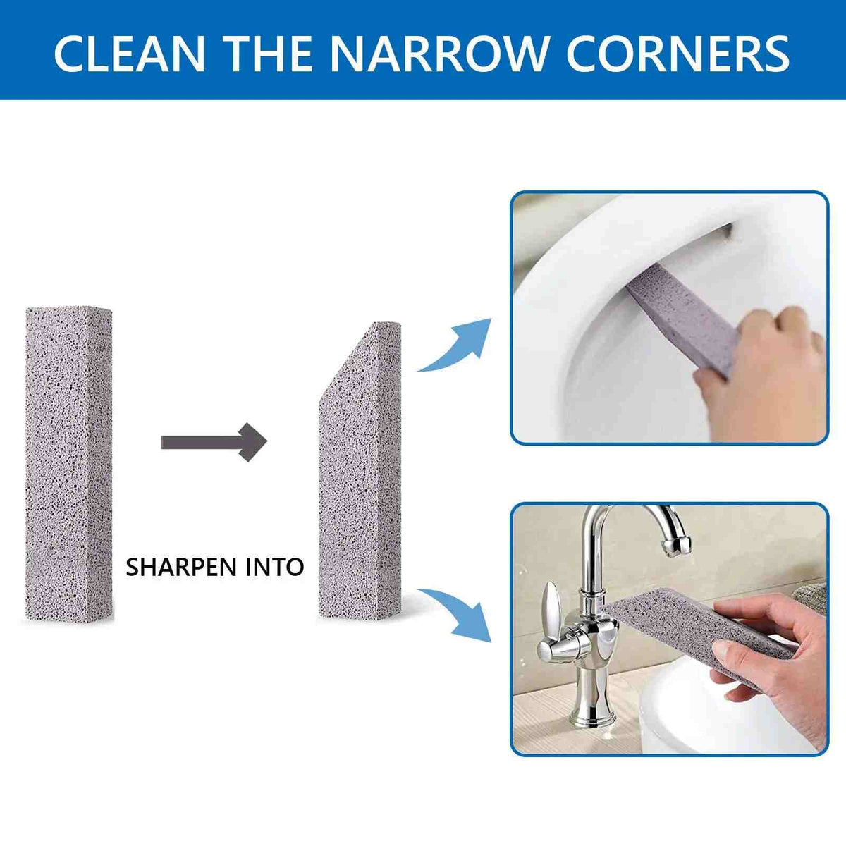 [BUY 1 GET 1 FREE] Tough Stain Eraser: Reusable High-Density Pumice Scouring Pads