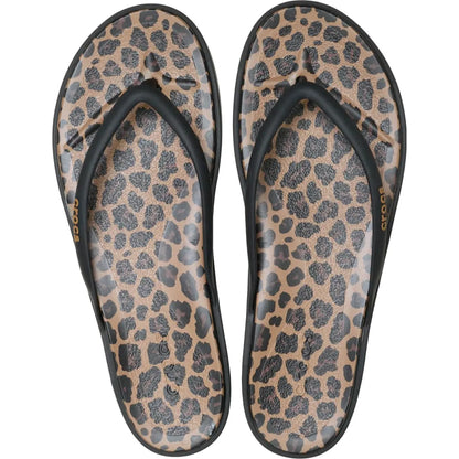Lightweight Print Wedge Flip Flops