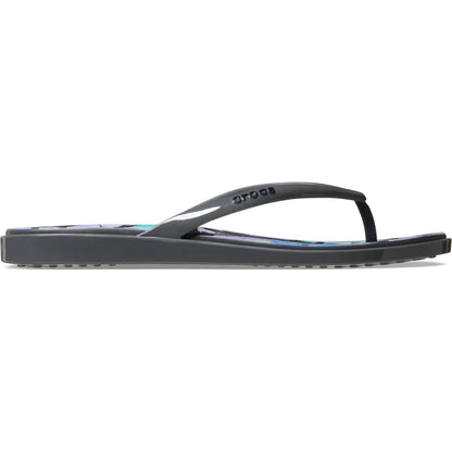 Lightweight Print Wedge Flip Flops