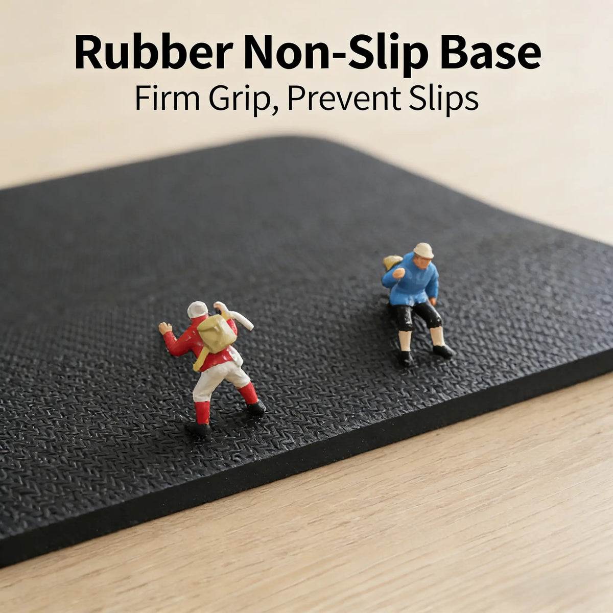 3-Piece Instant Dry Rubber Bath Mat Set
