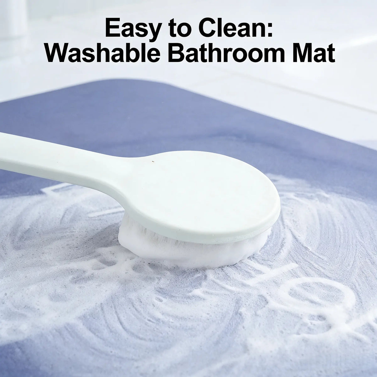 3-Piece Instant Dry Rubber Bath Mat Set