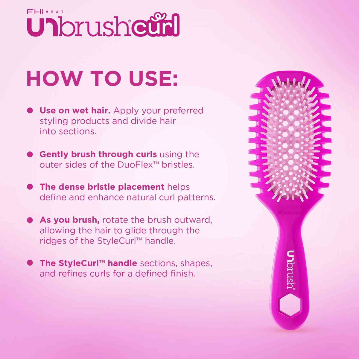 [BUY 1 GET 1 FREE] The Ultimate Pain-Free Detangling Hairbrush for Curls & Waves