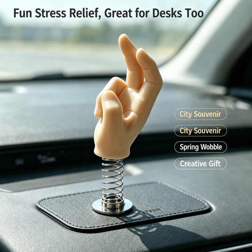[BUY 1 GET 1 FREE] Instant Stress Relief Middle Finger Bobblehead