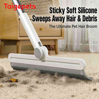 Effortless Pet Hair & Water Removal Magic Broom & Squeegee
