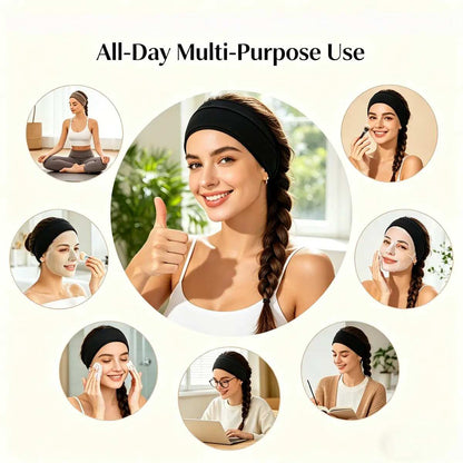 [BUY 1 GET 1 FREE] No-Slip All-Day Hold: Universal 12-Pack Fashion Elastic Headbands