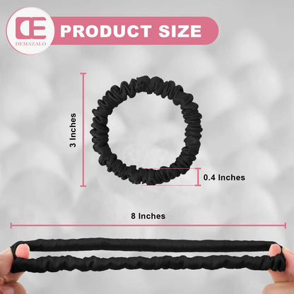 [BUY 1 GET 1 FREE] 6-Pack Pure Silk Scrunchies – Zero Breakage & Crease-Free Hair Ties
