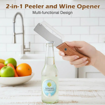 [BUY 2 GET 1 FREE] Ergonomic Stainless Steel Peeler & Bottle Opener