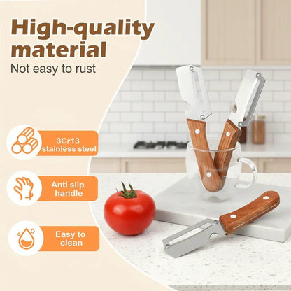 [BUY 2 GET 1 FREE] Ergonomic Stainless Steel Peeler & Bottle Opener