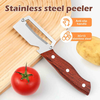 [BUY 2 GET 1 FREE] Ergonomic Stainless Steel Peeler & Bottle Opener