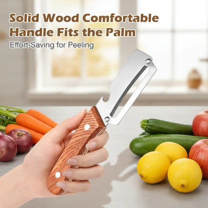 [BUY 2 GET 1 FREE] Ergonomic Stainless Steel Peeler & Bottle Opener