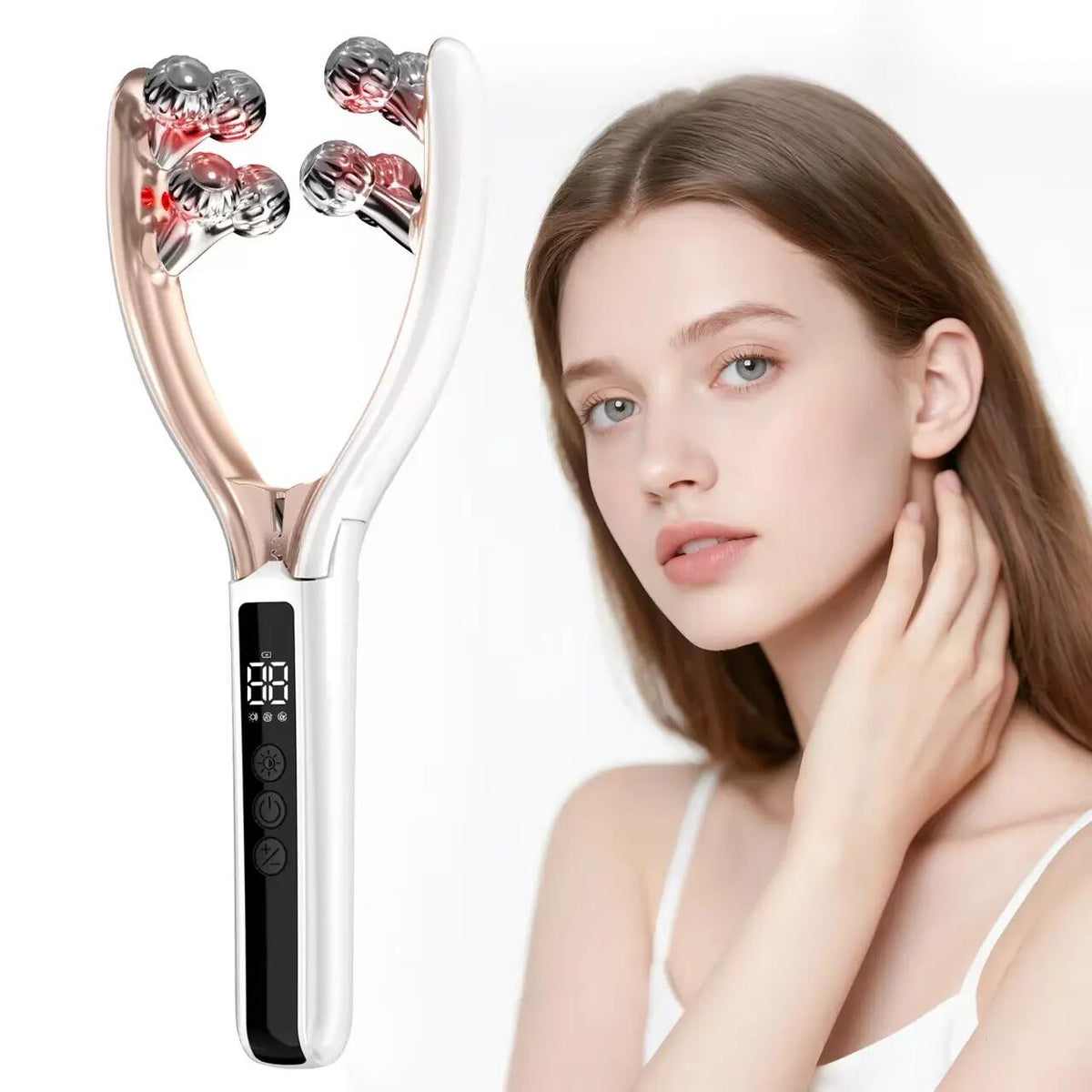 Helps reduce puffiness and define facial contours.