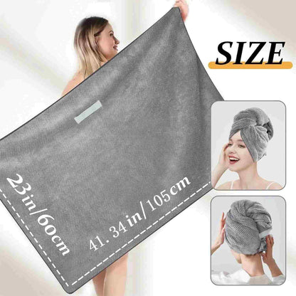 [BUY 1 GET 1 FREE] Quick-dry wraps that help reduce frizz.