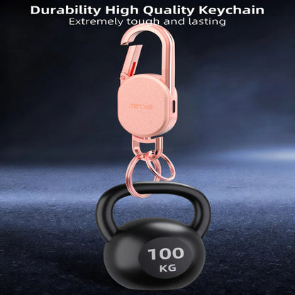 Keychain with Apple Find My(IOS Only), Key Finder Built-in Anti-Loss Tracker,