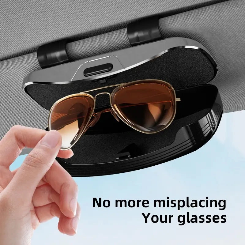 Car Sun Visor Glasses Case