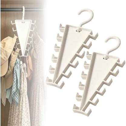 V Shaped Double-Sided Closet Organizer Hanger