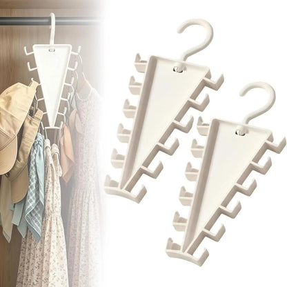 V Shaped Double-Sided Closet Organizer Hanger