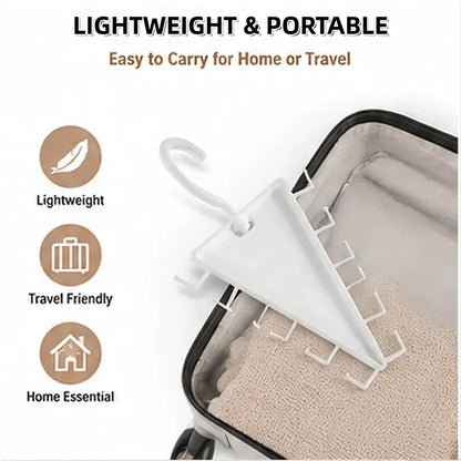 V Shaped Double-Sided Closet Organizer Hanger