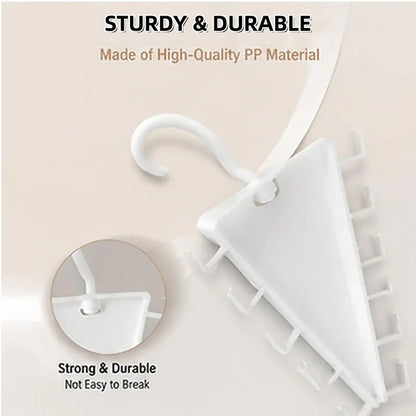 V Shaped Double-Sided Closet Organizer Hanger