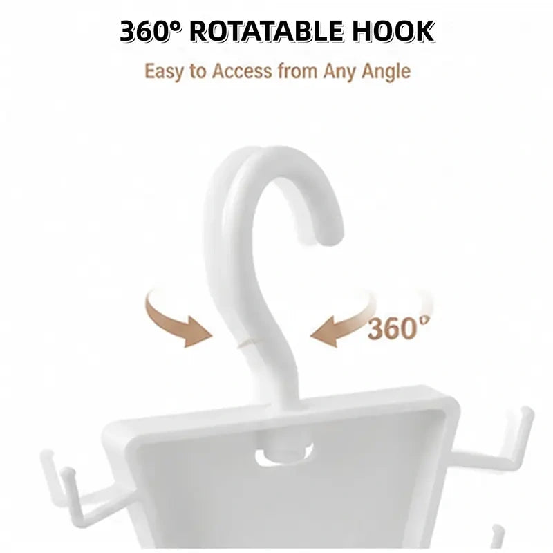 V Shaped Double-Sided Closet Organizer Hanger