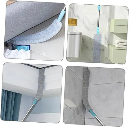 Extendable Feather Duster with Bendable Microfiber Head & Telescoping Pole