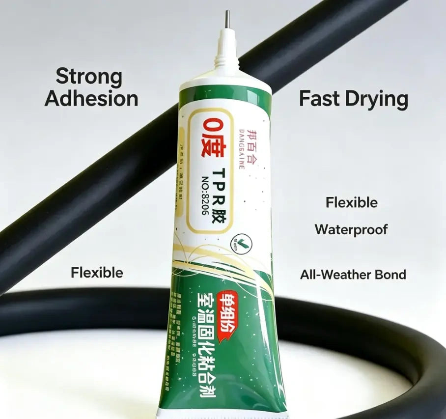 Water Resistant Transparent Room Temperature Sealing Adhesive - Fast Drying (Surface Dry in 2-10 Minutes)