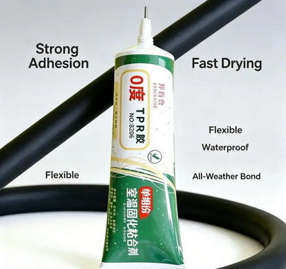 Water Resistant Transparent Room Temperature Sealing Adhesive - Fast Drying (Surface Dry in 2-10 Minutes)