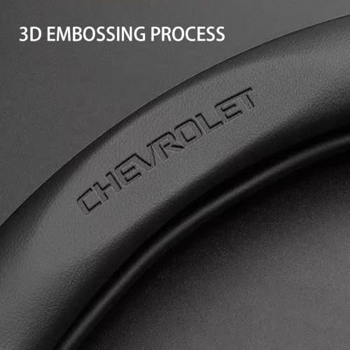Car Carbon Fiber Leather Steering Wheel Cover