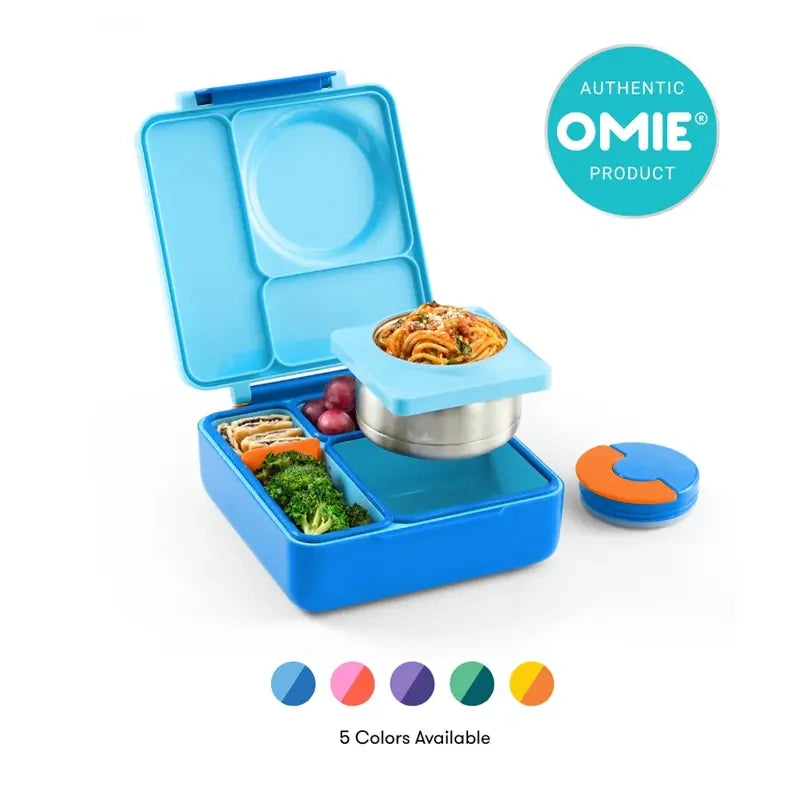 Insulated Bento Lunch Box with Thermos and 3 Compartments